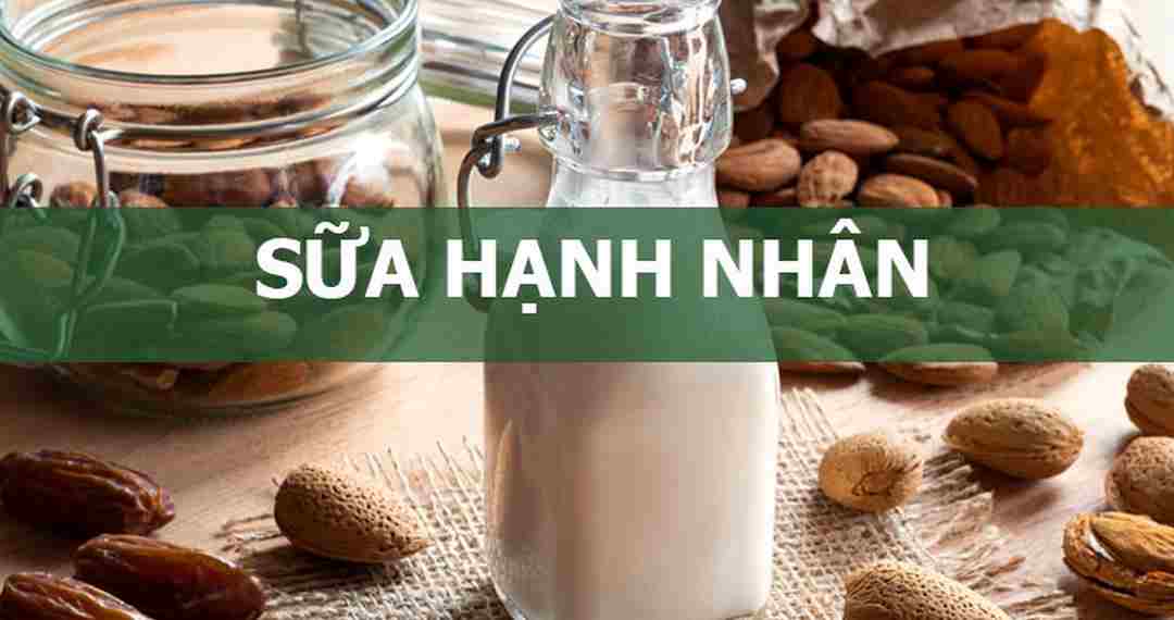 Sữa hạnh nhân uống với nhiệt độ thấp vô cùng bắt vị