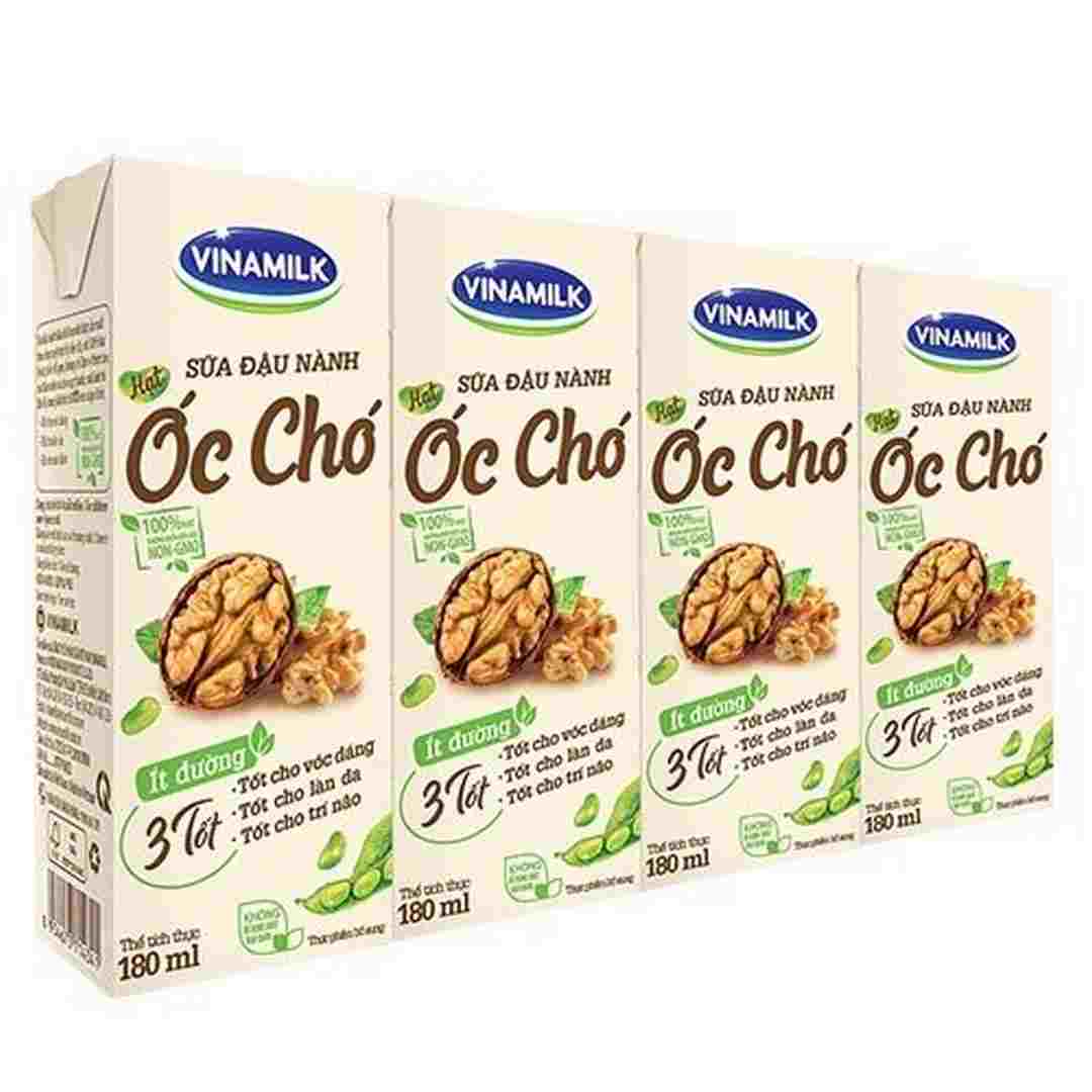 Sữa óc chó của Vinamilk nổi tiếng và được nhiều người chọn lựa